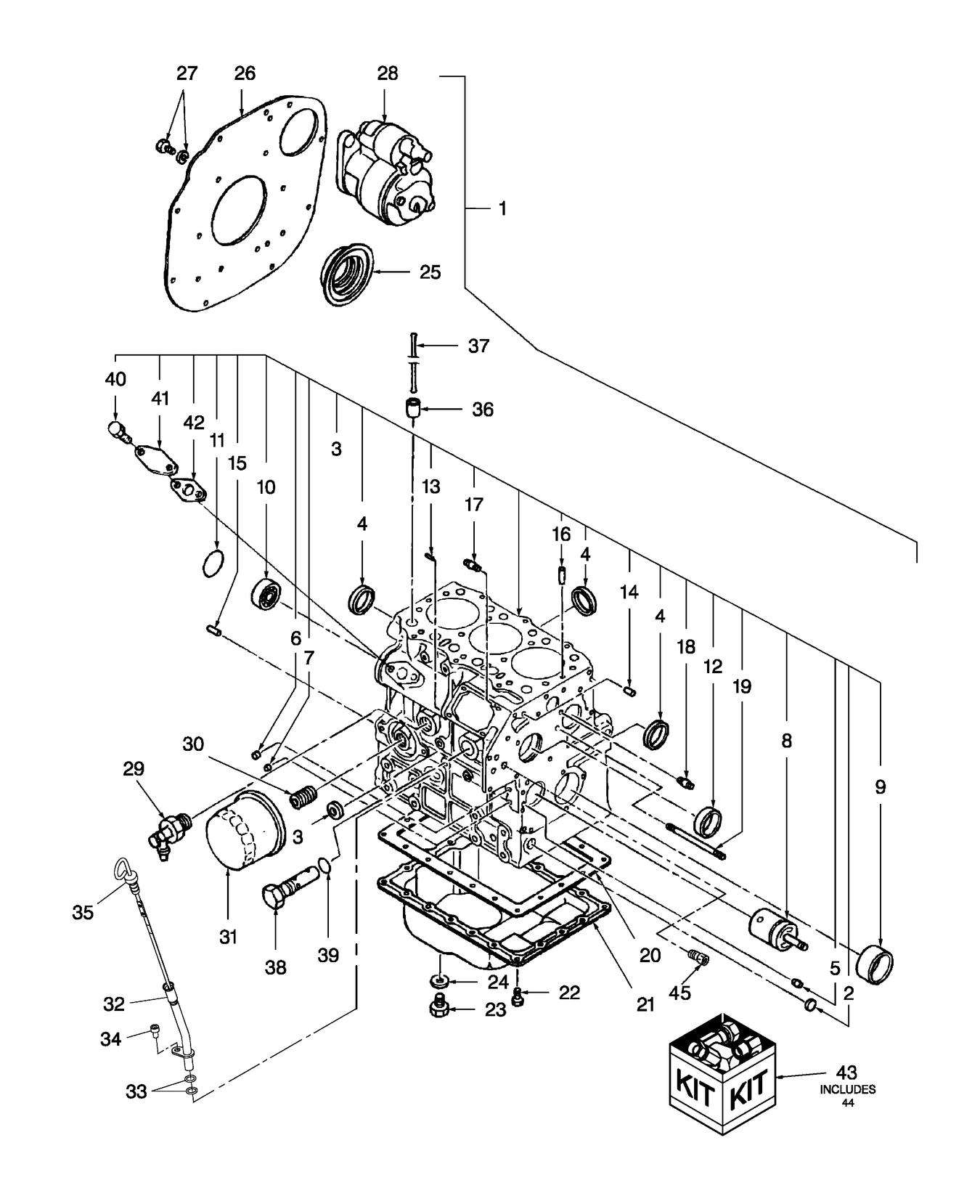 TC30 06A01 CYLINDER BLOCK