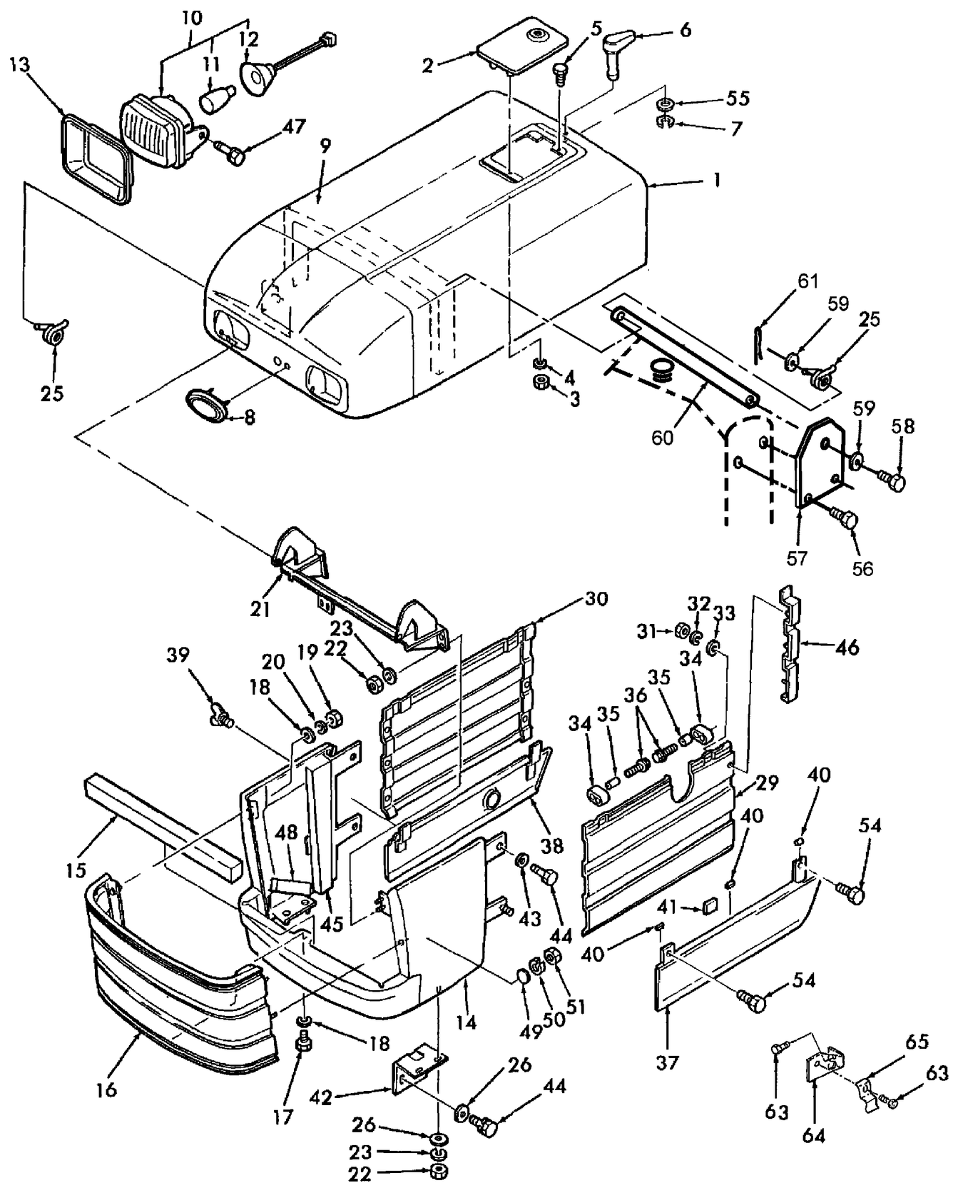 TC30 14B01 HOOD & RELATED PARTS