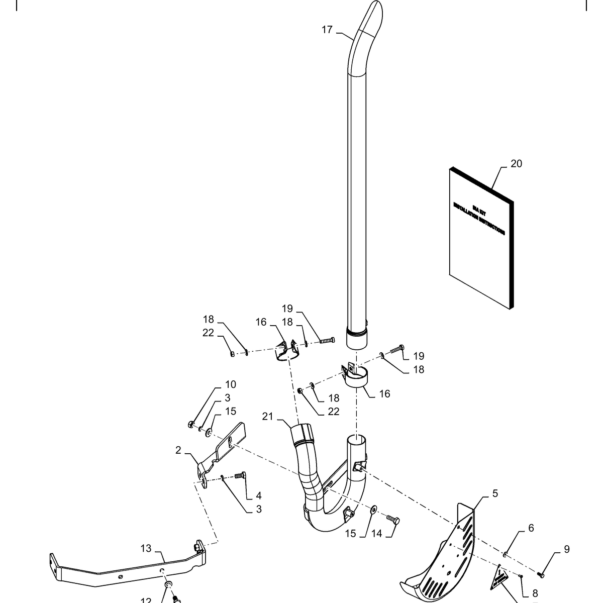 WM50 88.100.10[02] DIA KIT - UPDRAFT EXHAUST WITHOUT LOADER — BRIM ...