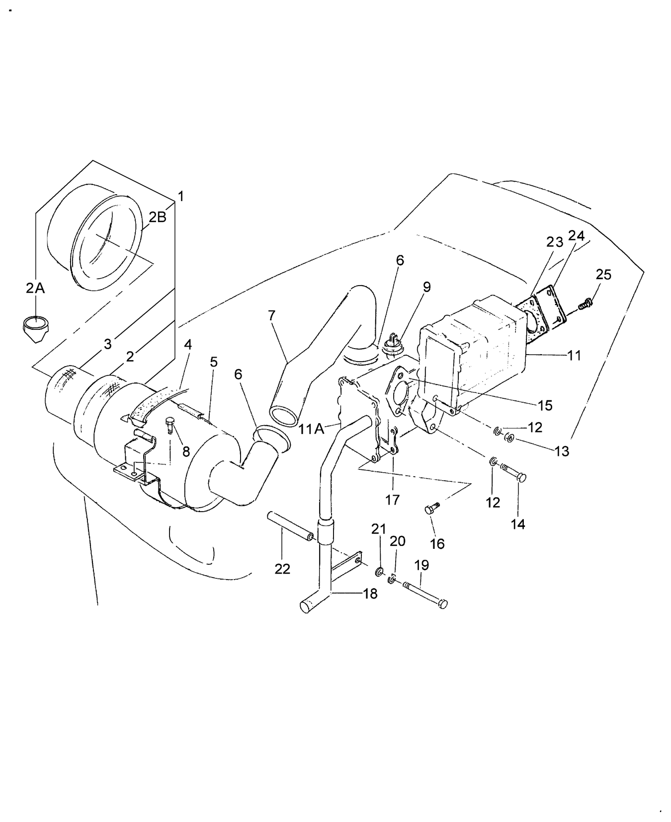 TC30 06G01 AIR CLEANER & MUFFLER