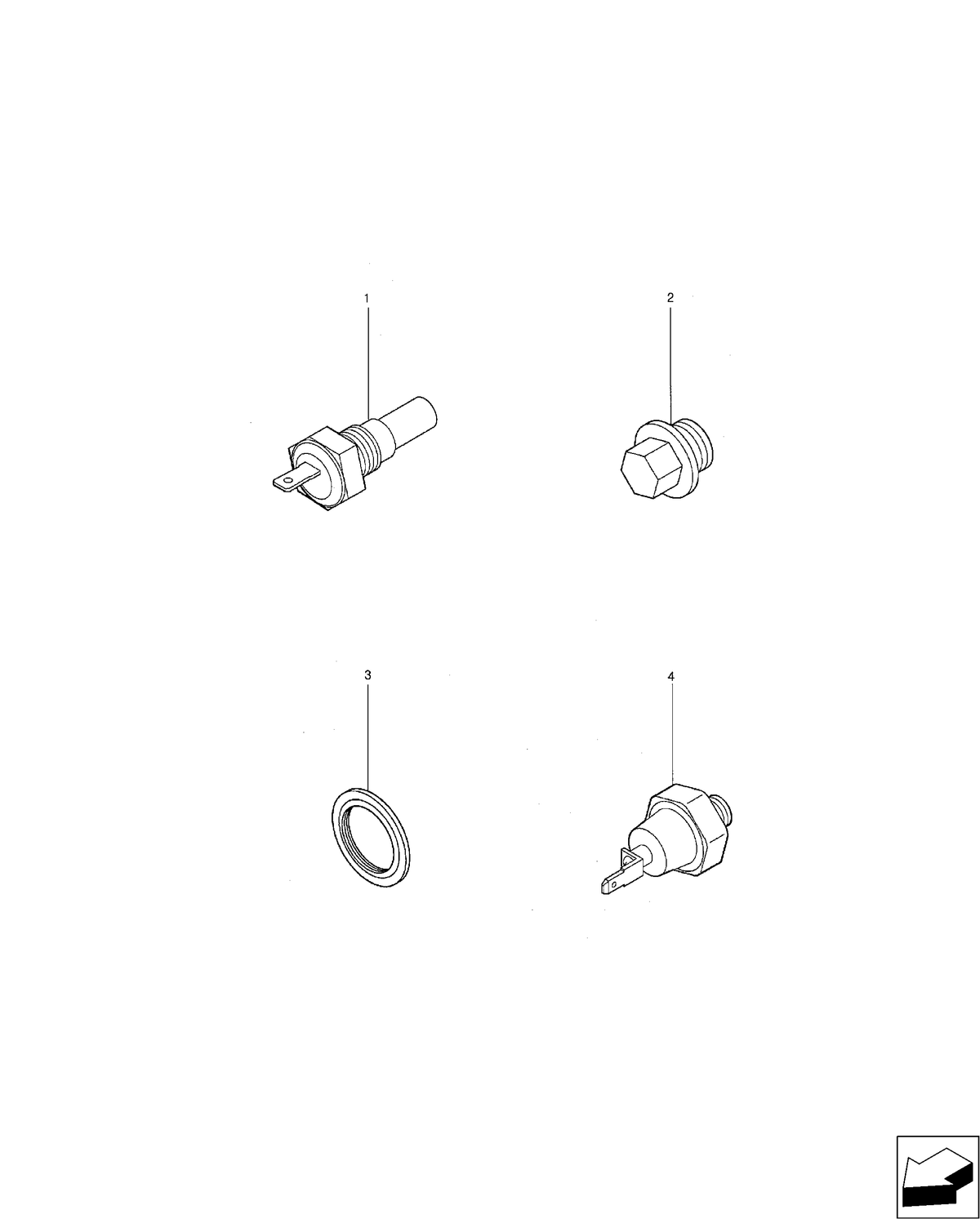 BM25 55.414.01-WATER-TEMPERATURE-GAUGE-DRAIN-PLUG-&-OIL-PRESSURE-SWITC ...