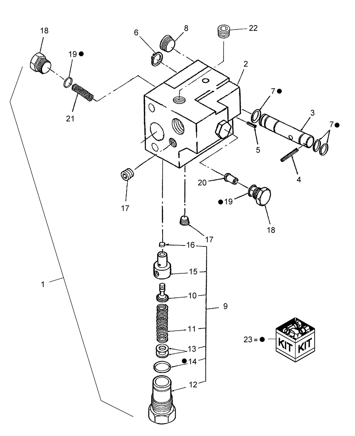 TC55DA(2) 04.04.02-MANIFOLD-DIVERTER-BLOCK-SBA340016730-&-SBA340016731 ...