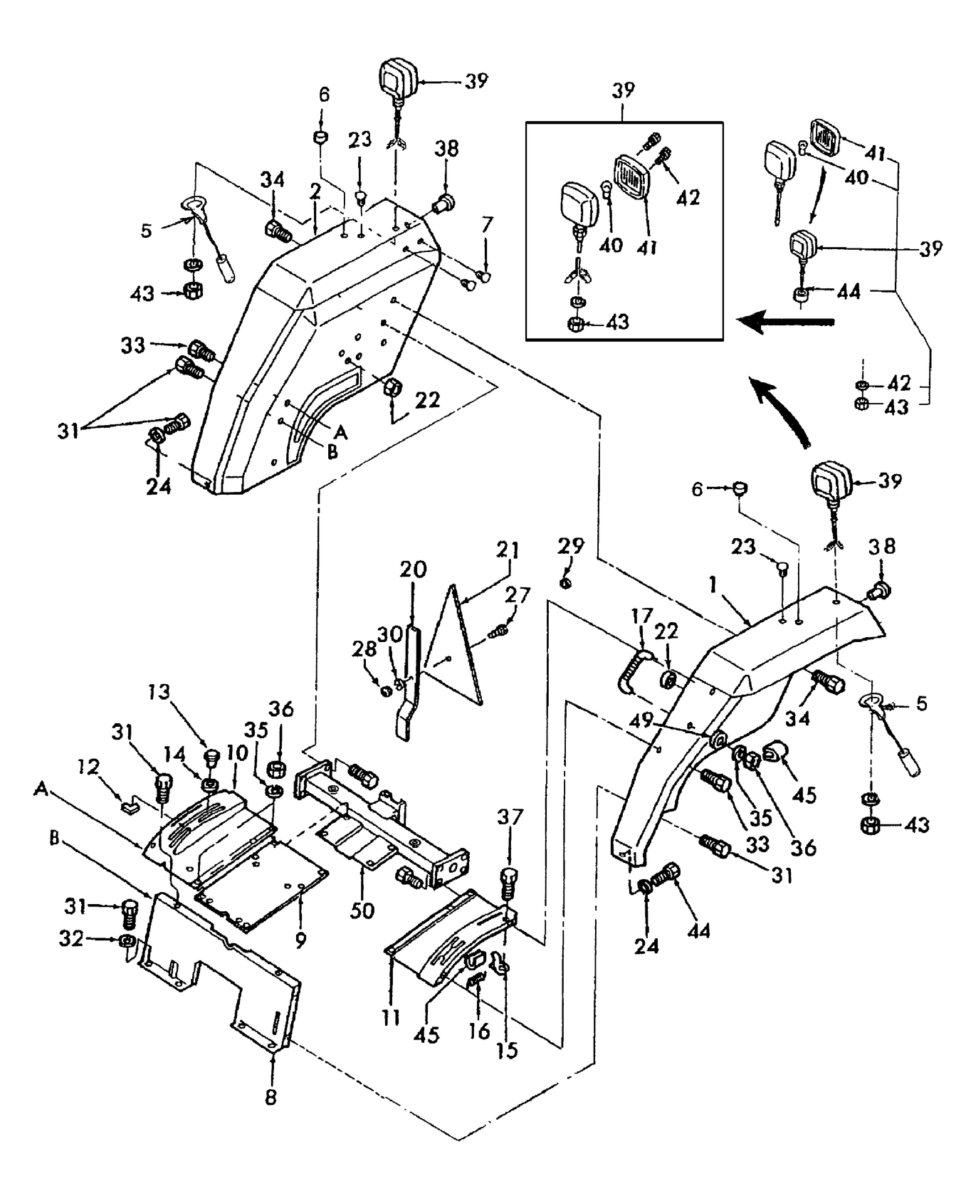 TC30 14A01 FENDERS & RELATED PARTS