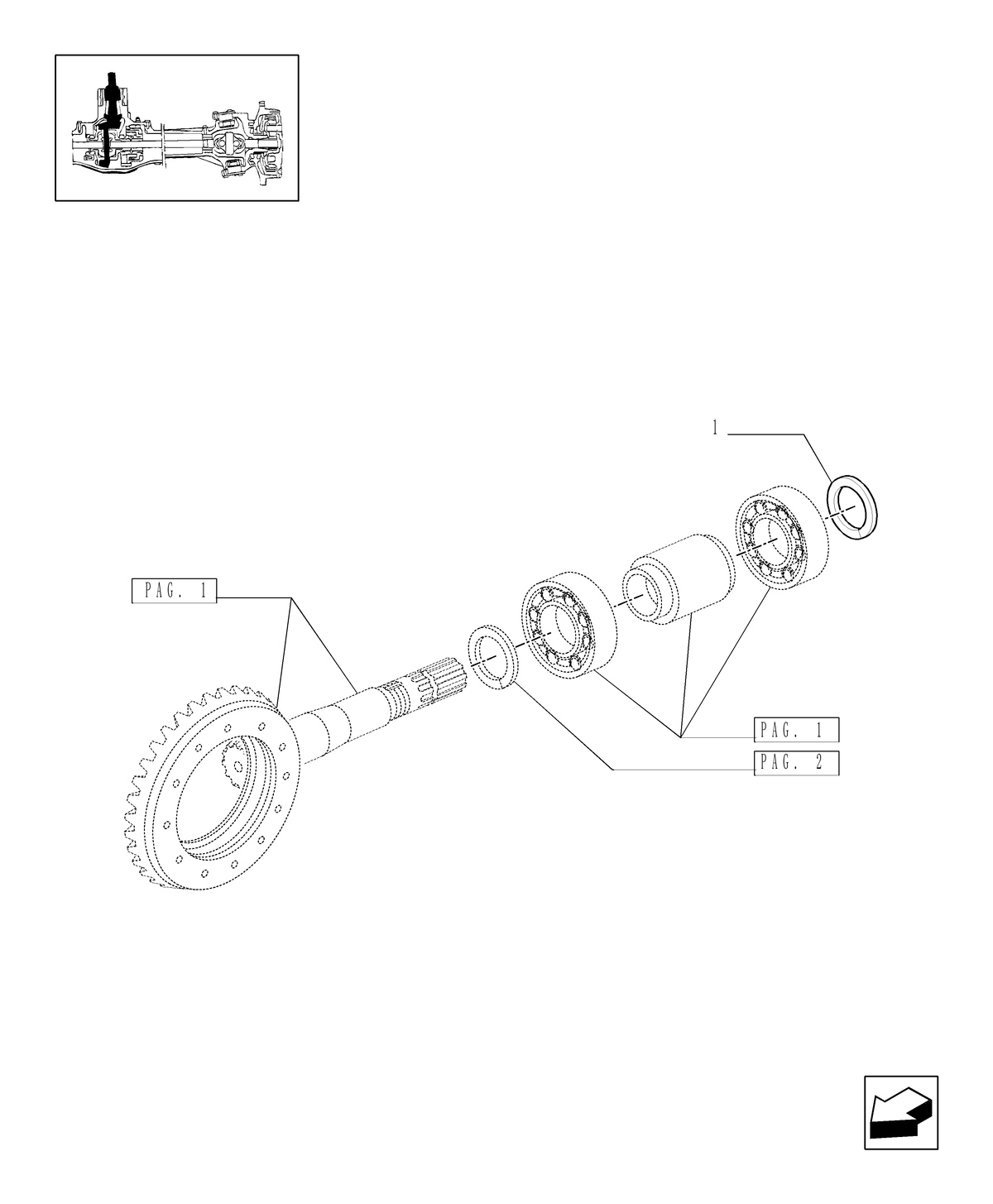 TN70A 1.40.0/06[04]-FRONT-AXLE-BEVEL-GEAR/PINION-SET-4WD — BRIM:PARTS ...