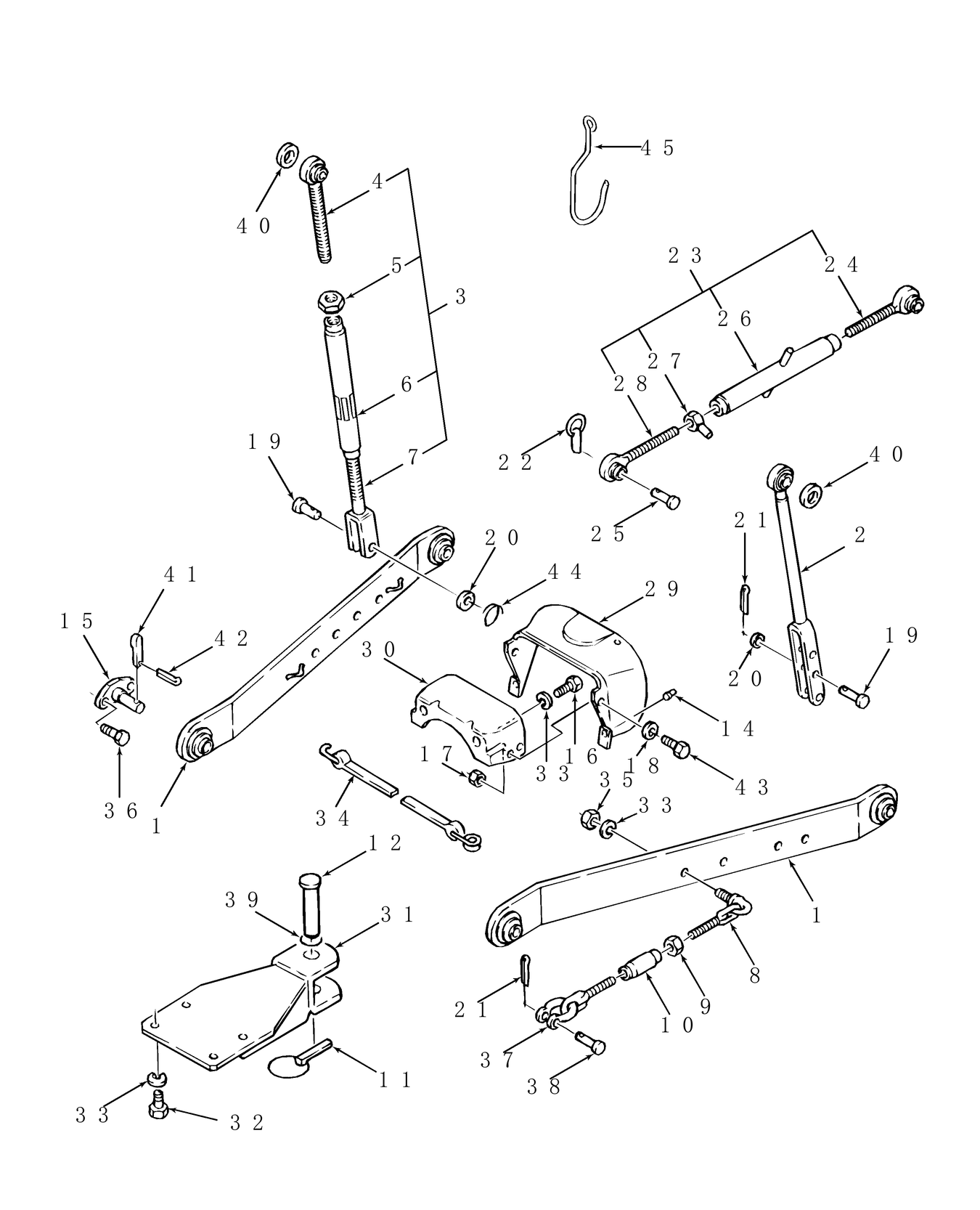 TC30 09.01[01] THREE POINT LINKAGE