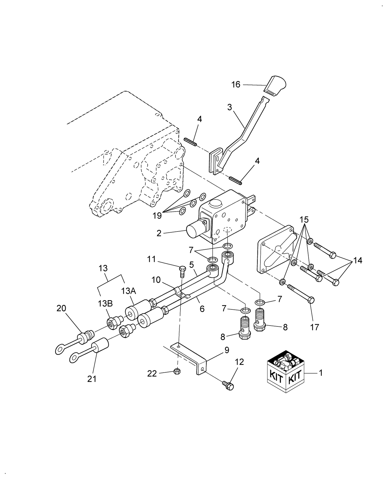 TC30 05D01 REMOTE CONTROL VALVE & PIPING KIT (718348036)