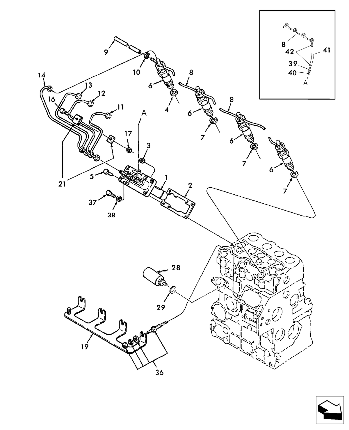 TC40A 01.18.01-FUEL-INJECTION-PUMP-&-LINES — BRIM:PARTS NEW HOLLAND