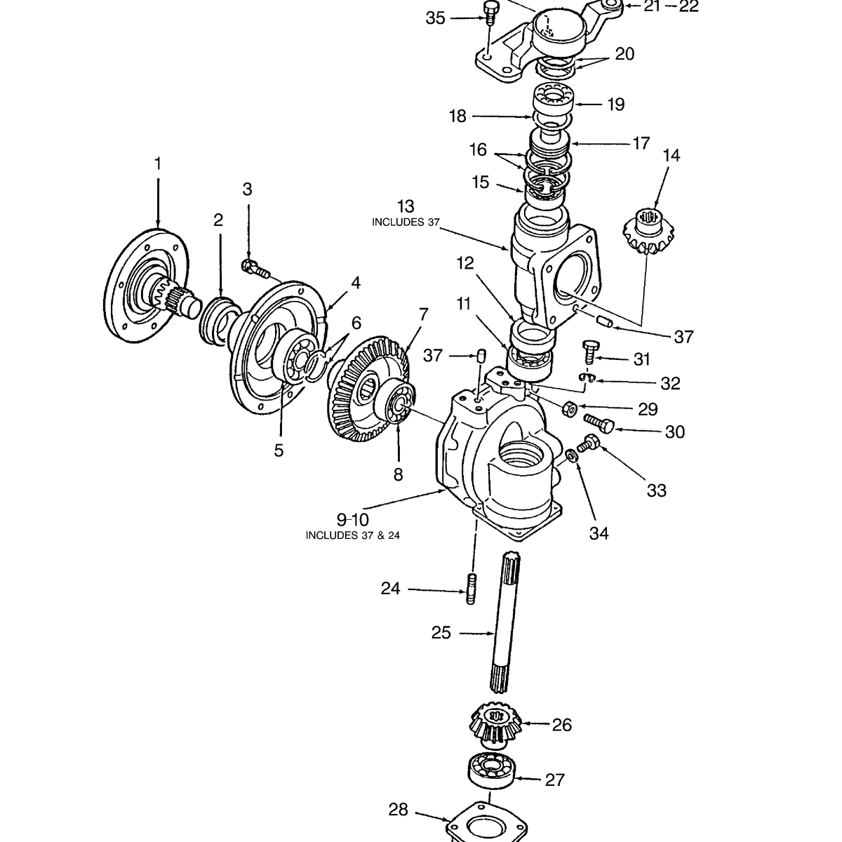 Final Reduction TC30 03B03 FINAL REDUCTION GEARS (W/ FWD) — BRIM:PARTS NEW HOLLAND