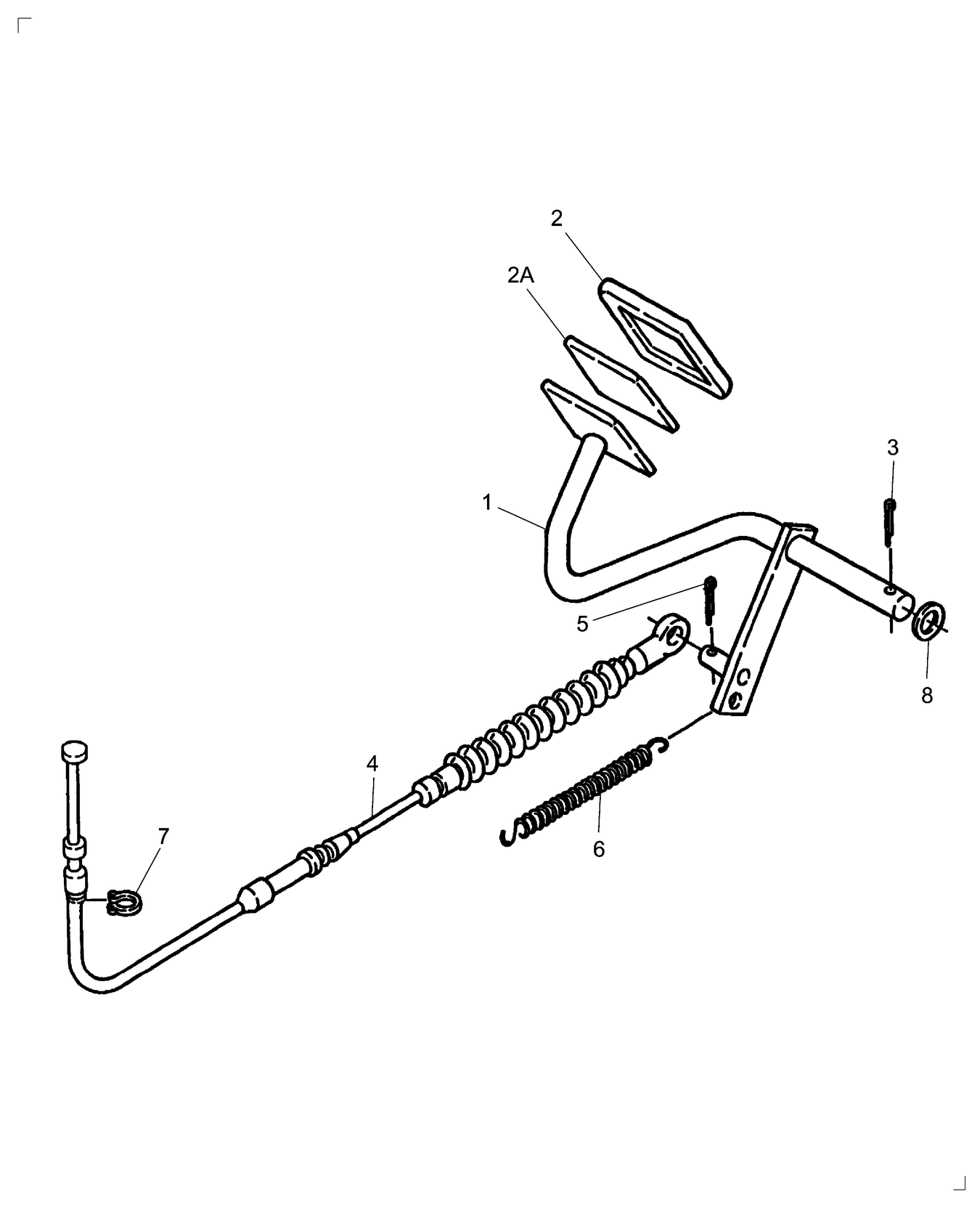 TC30 09B02 THROTTLE CONTROLS - FOOT