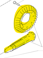 Image of 5173141 BEVEL GEAR 