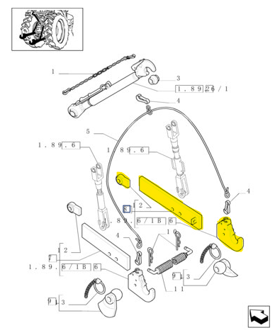 Image of 5199360 LIFT ARM 