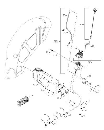 Image of 731047012 DIA KIT TRACTOR 