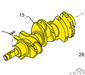 Image of 73379030 CRANKSHAFT 
