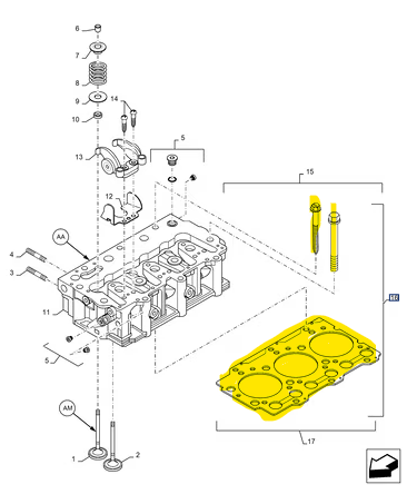 Image of 73379145 GASKET 