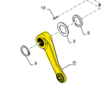 Image of 84251794 LIFT ARM 
