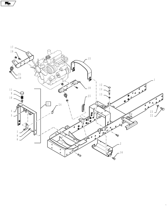 BM20 FLANGE NUT