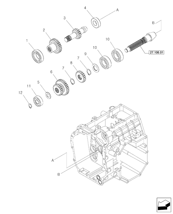 BM20 BEARING ASSY