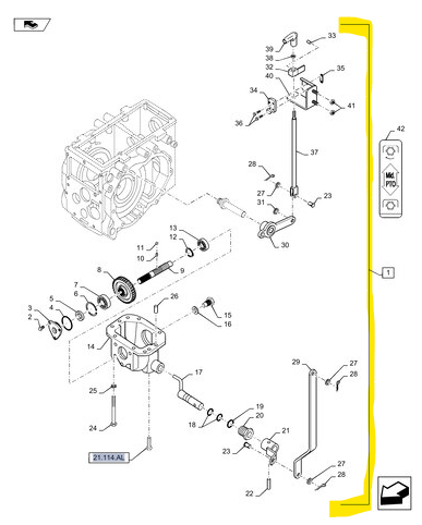 MT20129402 DIA Mid PTO Control Kit