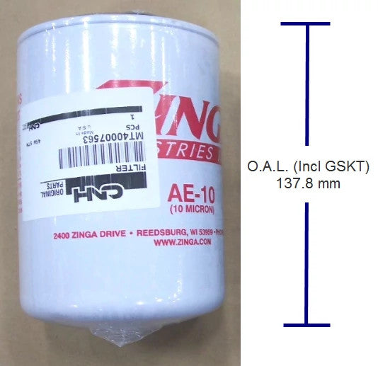 WM40 HYDRAULIC OIL FILTER