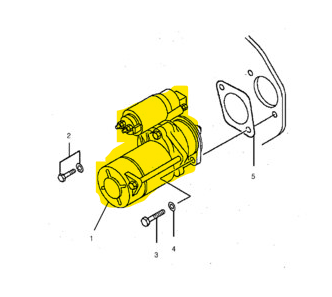 Image of MT40225209 STARTER MOTOR 