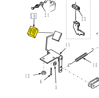 Image of SBA398119902 RUBBER PEDAL PAD 
