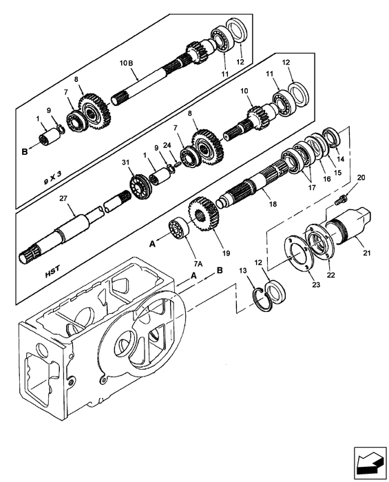 T1510 COUNTERSHAFT