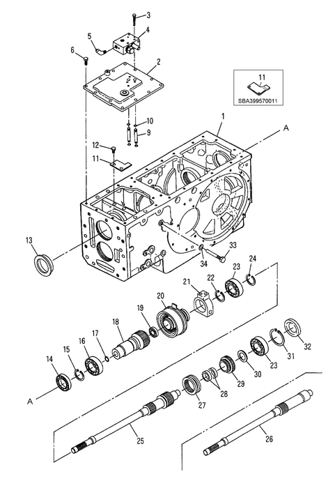 TC45A COUNTERSHAFT