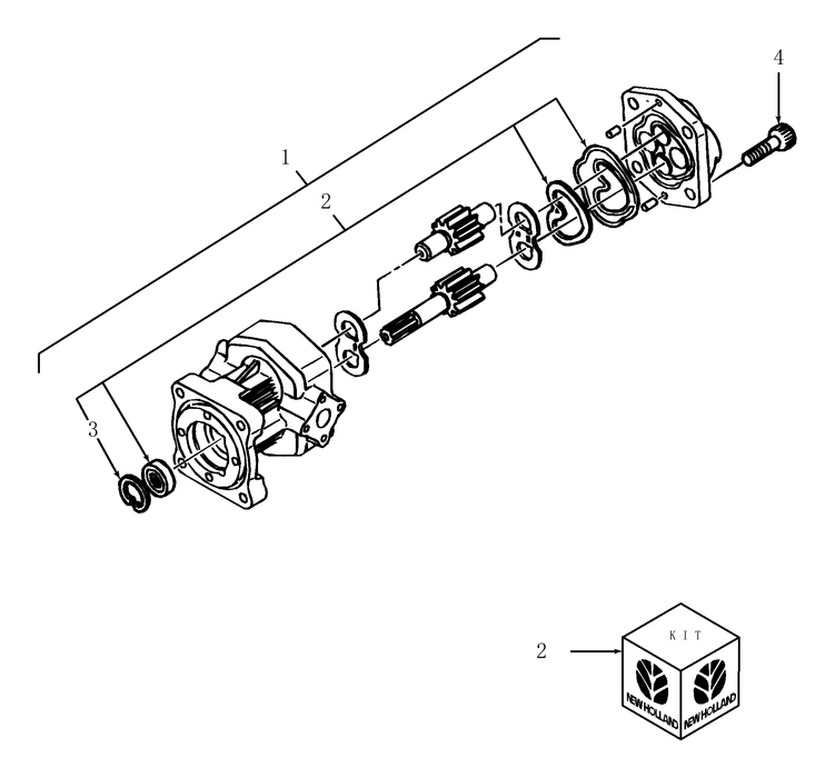 TC45 REMAN-HYD PUMP