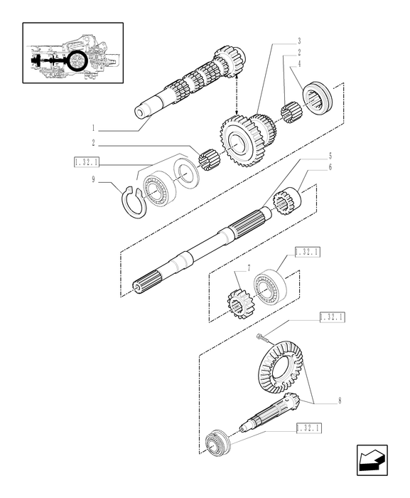 TN60A BEVEL GEAR