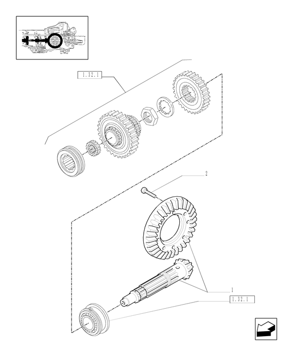 TN60A BEVEL GEAR