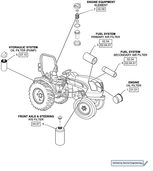 TC35A AIR FILTER