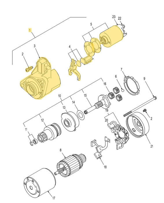 TC33DA REMAN-STARTER