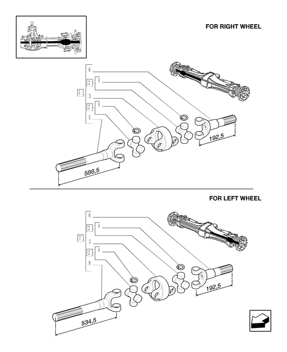 TN60A ARTICULATED SHAFT