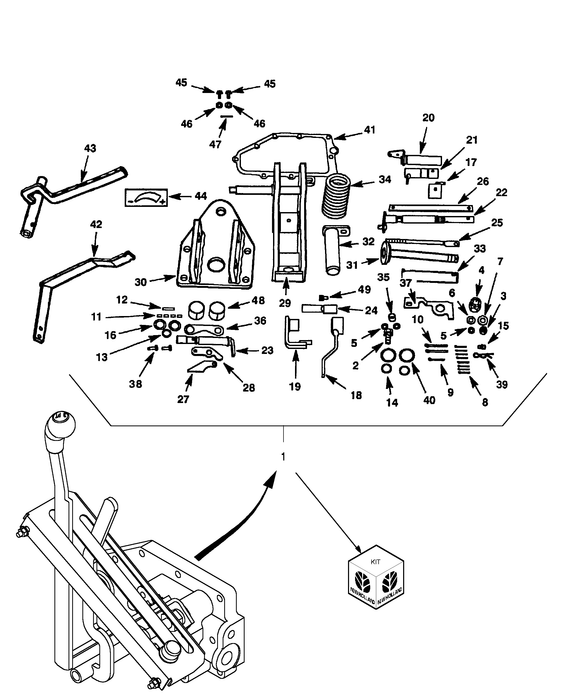 TC45 CONTROL SHAFT