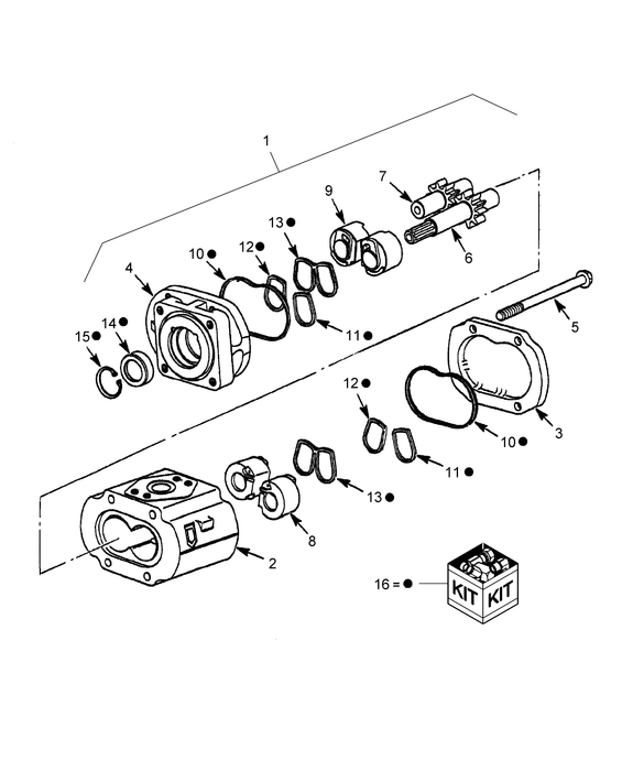 TC48DA REMAN-HYD PUMP