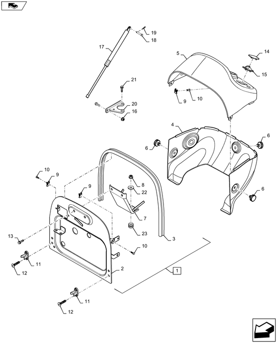 WM35(2) GAS STRUT