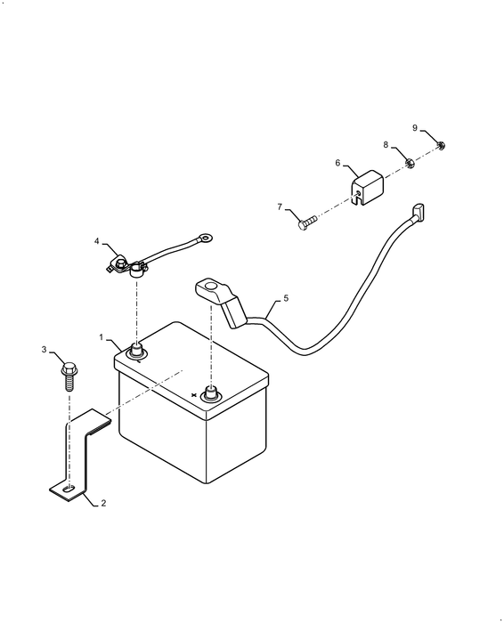 BM25 NEG BATTERY CABLE