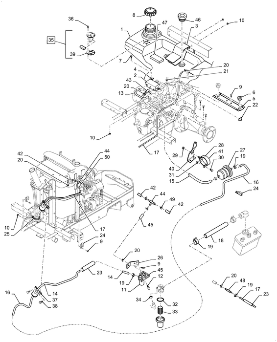 SBA360102230 FUEL TANK
