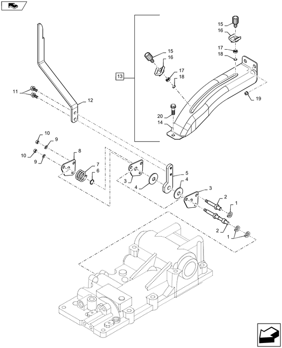 WM40 LOCKING PLATE