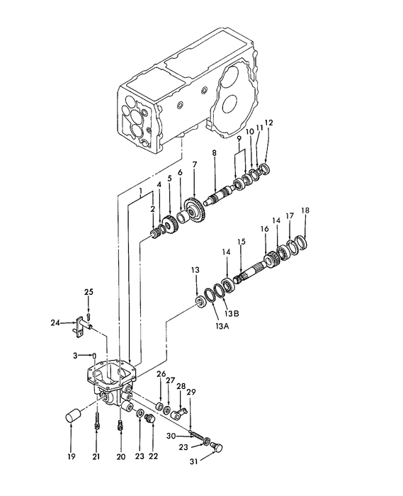 TC24DA COUNTERSHAFT