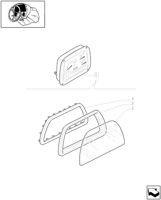 TN60A INSTRUMENT CLUSTER