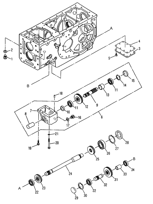 TC45 COUNTERSHAFT