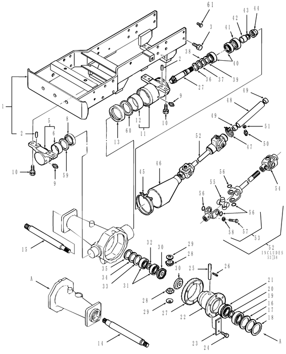 TC26DA AXLE SUPPORT