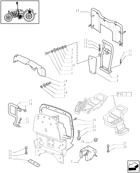 TN60A CAB GLASS ASSY