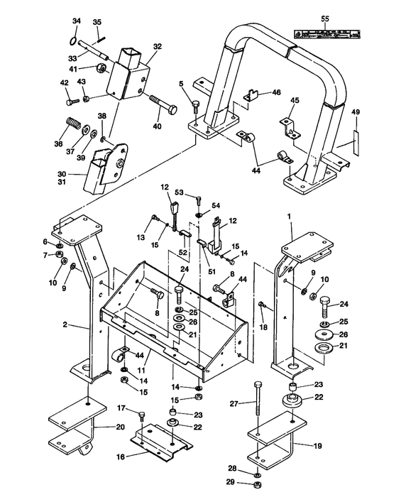 SBA399569020 MOUNTING PLATE