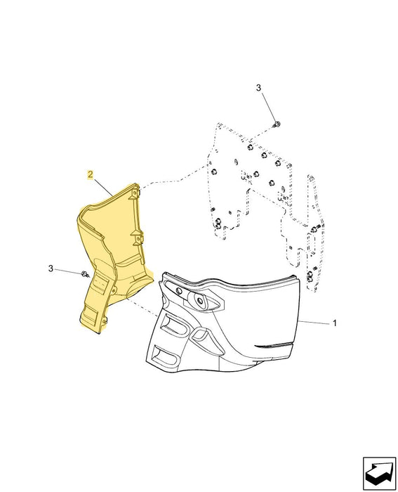 TC33DA ENGINE HOOD PANEL