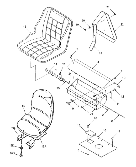 TC26DA DRIVER SEAT