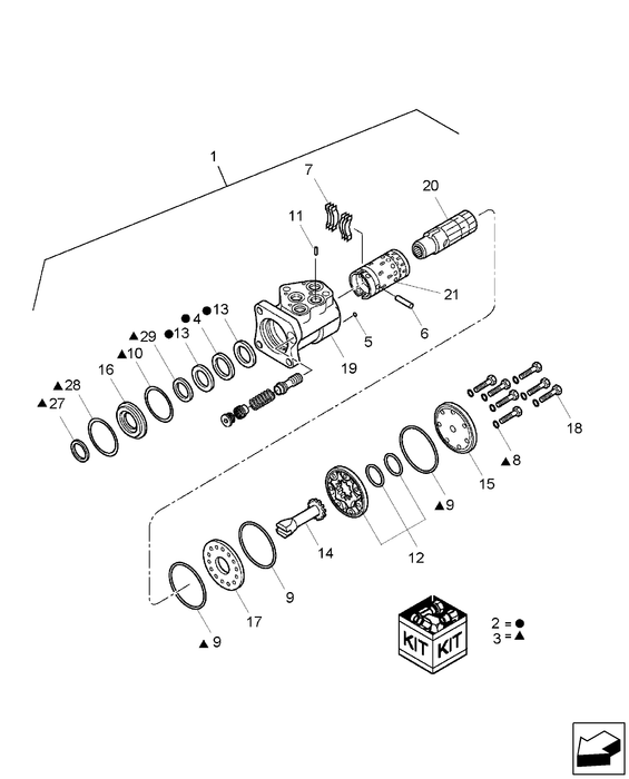 T1510 STEERING ASSY