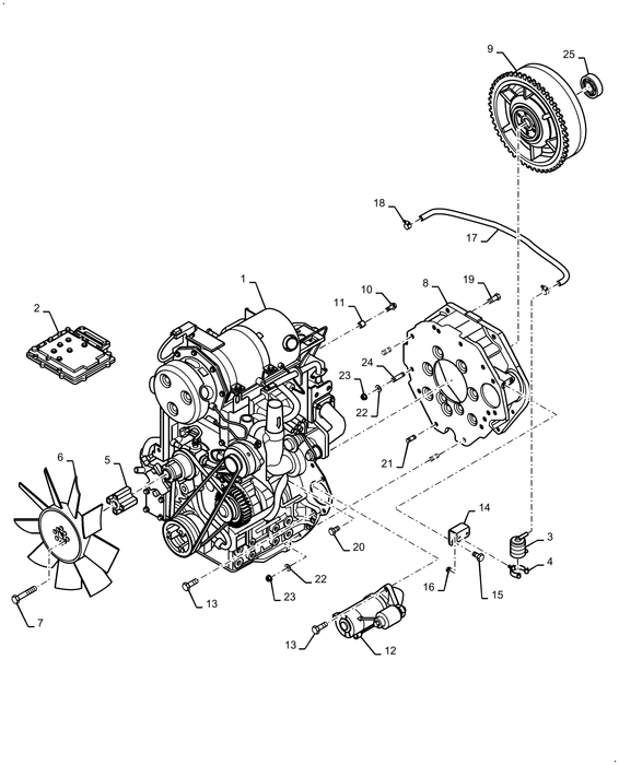 MT40263349 ENGINE