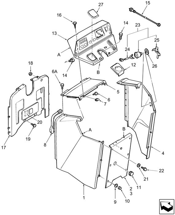 T1510 IGNITION KEY